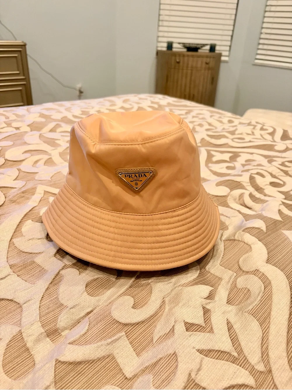 Like New Prada Tan Bucket Hat